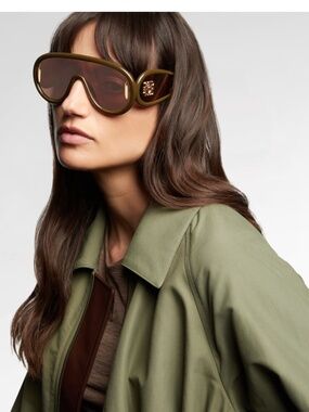 Woman Loewe Wave Mask Sunglasses